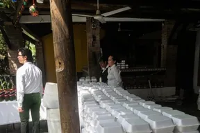 Lechona, pernil y platos tradicionales de Lechonería Los Tres Cerditos